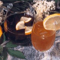 Hyldeblomst sirup Hyldeblomst sirup