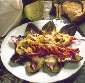 Gratineret hummer Gratineret hummer